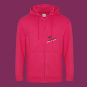 Senior Zipped Hoodie Pink